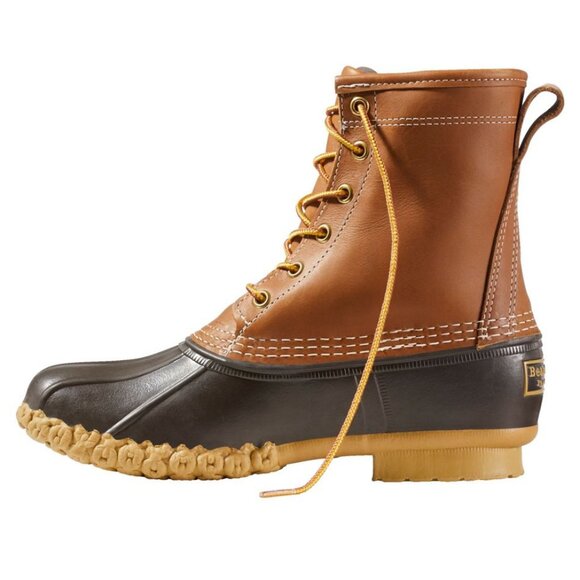 L.L. Bean Women's 8"Gore-Tex/Thinsulate Bean Boot in tan/brown, size 8 - Picture 2 of 15